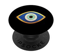 Symbole du mauvais œil en grec Matiasma PopSockets PopGrip Interchangeable