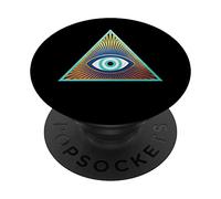 Symbole du mauvais œil en grec Matiasma PopSockets PopGrip Interchangeable
