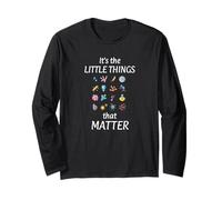 Symbole du microbiome : « It's The Little Things That Matter » Manche Longue