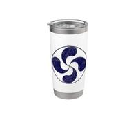 Symbole du pays basque de Lauburu pour les gens Gobelet isotherme en acier inoxydable double paroi