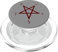 Symbole du Pentagramme léviathan diabolique Rouge et Noir PopSockets PopGrip pour MagSafe