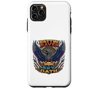 Symbole du serment du Ciel Nordique du Corbeau de Combat Coque pour iPhone 11 Pro Max