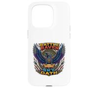 Symbole du serment du Ciel Nordique du Corbeau de Combat Coque pour iPhone 15 Pro