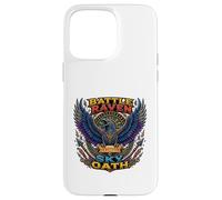 Symbole du serment du Ciel Nordique du Corbeau de Combat Coque pour iPhone 15 Pro Max