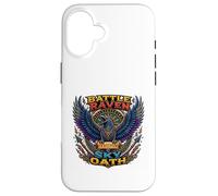 Symbole du serment du Ciel Nordique du Corbeau de Combat Coque pour iPhone 16