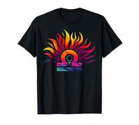 Symbole du zodiaque Balance avec le signe astrologique de Vénus T-Shirt