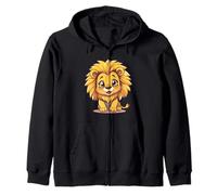Symbole du Zodiaque Lion radieux avec breloque Chaude et Lumineuse Sweat à Capuche