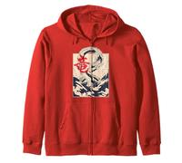 Symbole esthétique japonais du dragon Kanji Japon Sweat à Capuche