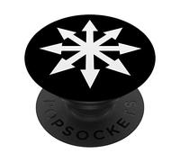 Symbole étoile du Chaos Punk Metal Musique Pentagramme Anarchie Occulte PopSockets PopGrip Adhésif