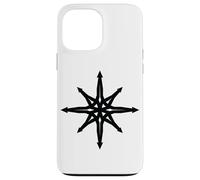 Symbole étoile du Chaos Punk métal Pentagramme Anarchie Occulte Satan Coque pour iPhone 13 Pro Max