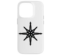 Symbole étoile du Chaos Punk métal Pentagramme Anarchie Occulte Satan Coque pour iPhone 14 Pro