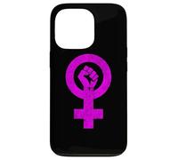 Symbole féministique Droits des Femmes Fille Puissance égalité des Genres Coque pour iPhone 13 Pro