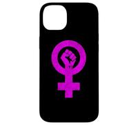 Symbole féministique Droits des Femmes Fille Puissance égalité des Genres Coque pour iPhone 14 Plus