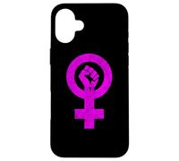 Symbole féministique Droits des Femmes Fille Puissance égalité des Genres Coque pour iPhone 16 Plus