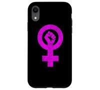 Symbole féministique Droits des Femmes Fille Puissance égalité des Genres Coque pour iPhone XR