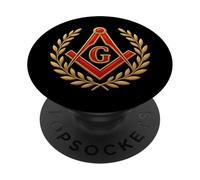 Symbole Franc-maçon - Grande Loge maçonnique PopSockets PopGrip Adhésif