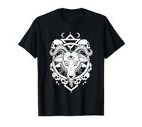 Symbole œil de la tête de chèvre occulte T-Shirt
