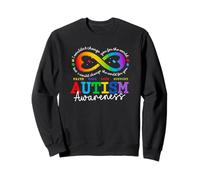 Symbole infini de la sensibilisation à l'autisme - Accepter comprendre l'amour Sweatshirt