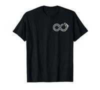 Symbole Infini Dragon Techwear Esthétique Futuriste Cyber T-Shirt
