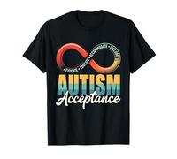Symbole Infini Vintage Autisme Acceptation Neurodiversité T-Shirt