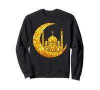 Symbole Islamique du Ramadan Croissant de Lune Mosquée Musulmane Sweatshirt