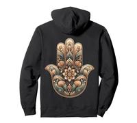 Symbole Khamsa Khamsa Cool dans Le Style Art Nouveau Style Noël Sweat à Capuche