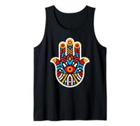 Symbole Khamsa Khamsa cool dans le style de l'art populaire de Noël Débardeur