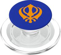Symbole Khanda Sikh, Signe du sikhisme, Blason, bannière, PopSockets PopGrip pour MagSafe