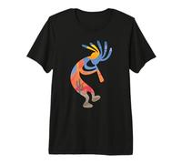 Symbole Kokopelli Dansant du sud-Ouest des États-Unis T-Shirt Haut de Gamme