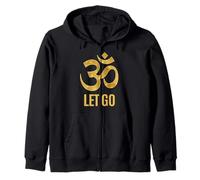 Symbole « Let Go Om » inspirant Le Bouddhisme Spirituel Sweat à Capuche