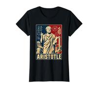 Symbole logique Philosophe Grec Classique Aristote T-Shirt Graphique avec Valeur