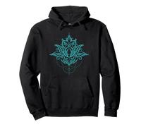 Symbole lotus spirituel en mandala Méditation yoga nature Sweat à Capuche