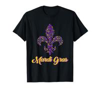 Symbole Louisiane Léopard Fleur De Lis Mardi Gras Carnaval T-Shirt