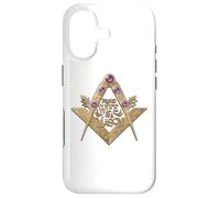 Symbole maçonnique avec « Fière épouse d'un maçon », Franc-maçon Coque pour iPhone 17
