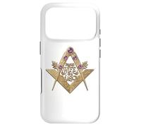 Symbole maçonnique avec « Fière épouse d'un maçon », Franc-maçon Coque pour iPhone 17 Pro