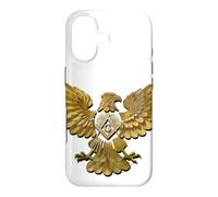 Symbole maçonnique avec « Les Deux Ailes étalant l'aigle Artistique » S&C Coque pour iPhone 17