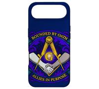 Symbole maçonnique avec serment « Allies in Purpose », Franc-maçon S&C Coque pour iPhone Air