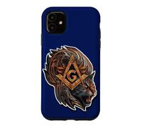 Symbole maçonnique avec Un_Tigre_Puissant,Franc-maçon S&C Coque pour iPhone 11