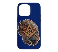 Symbole maçonnique avec Un_Tigre_Puissant,Franc-maçon S&C Coque pour iPhone 14 Pro Max