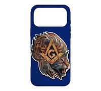 Symbole maçonnique avec Un_Tigre_Puissant,Franc-maçon S&C Coque pour iPhone 17 Pro Max