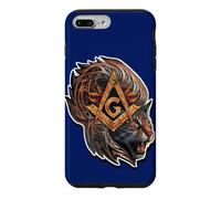 Symbole maçonnique avec Un_Tigre_Puissant,Franc-maçon S&C Coque pour iPhone 7 Plus/8 Plus