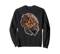 Symbole maçonnique avec Un_Tigre_Puissant,Franc-maçon S&C Sweatshirt