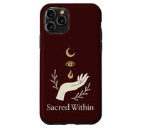 Symbole Magique de Lune sacrée Occulte Gothique sorcière Coque pour iPhone 11 Pro