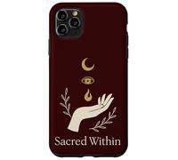Symbole Magique de Lune sacrée Occulte Gothique sorcière Coque pour iPhone 11 Pro Max