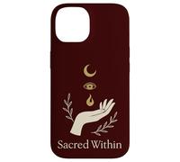Symbole Magique de Lune sacrée Occulte Gothique sorcière Coque pour iPhone 14