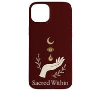 Symbole Magique de Lune sacrée Occulte Gothique sorcière Coque pour iPhone 15 Plus