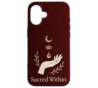Symbole Magique de Lune sacrée Occulte Gothique sorcière Coque pour iPhone 16