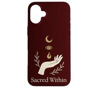 Symbole Magique de Lune sacrée Occulte Gothique sorcière Coque pour iPhone 16 Plus