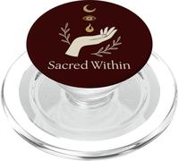Symbole Magique de Lune sacrée Occulte Gothique sorcière PopSockets PopGrip pour MagSafe