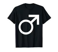 Symbole mâle/sexe blanc T-Shirt